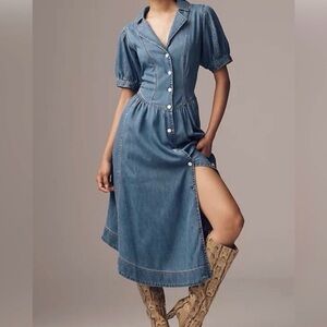 Anthropologie pilcro denim dress